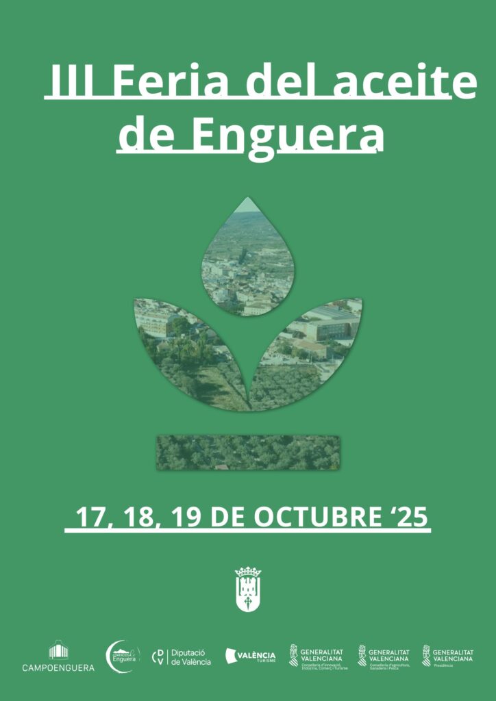 Cartel feria del aceite de enguera 2025