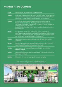 progrma de la feria del aceite de enguera