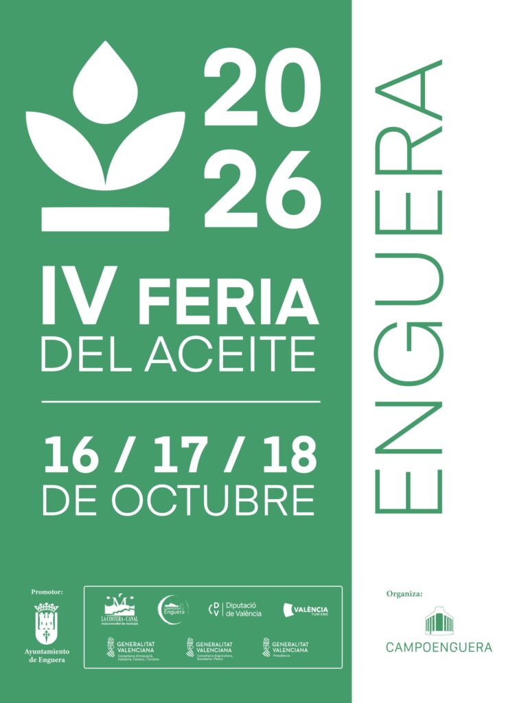 cartel IV feria del aceite de enguera