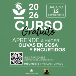Curso gratuito para aprender a elaborar olivas en sosa y encurtidos