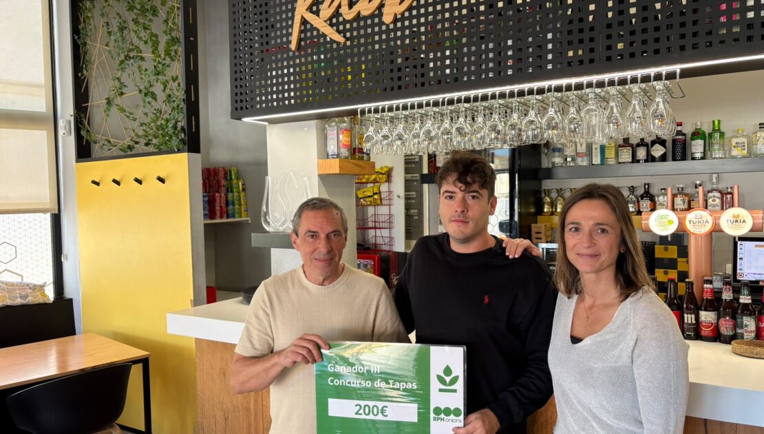 entrega del premio concurso de tapas
