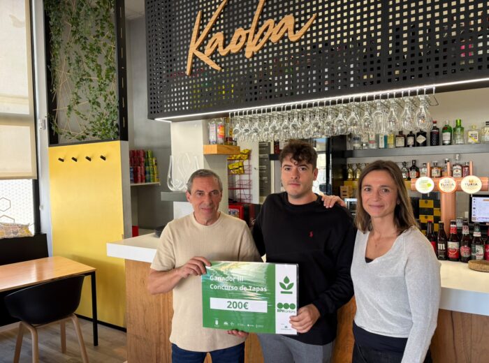 entrega del premio concurso de tapas